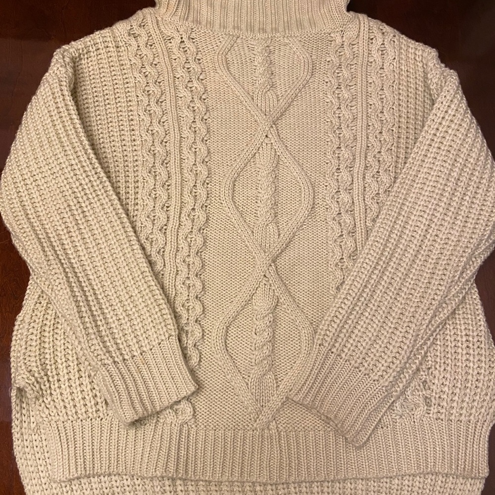 Cream sweater